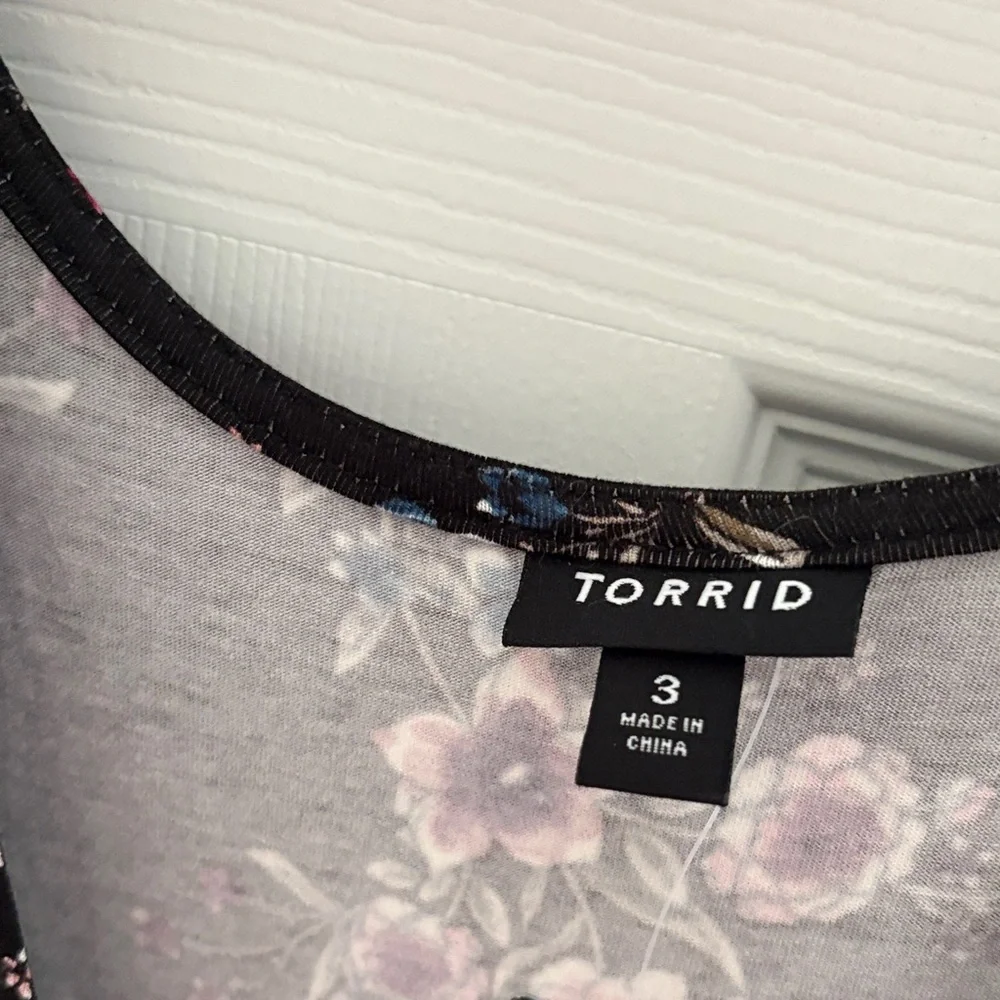 Torrid Mini Jersey Wrap Dress - Picture 2 of 9